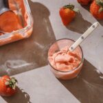 strawberry no churn fruit sorbet_strawberry dessert recipes